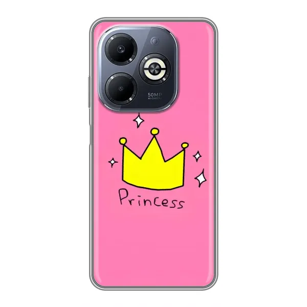Чохол з малюнком «Princess» для Infinix Smart 8 Plus Чохол з малюнком «Princess» для Infinix Smart 8 Plus