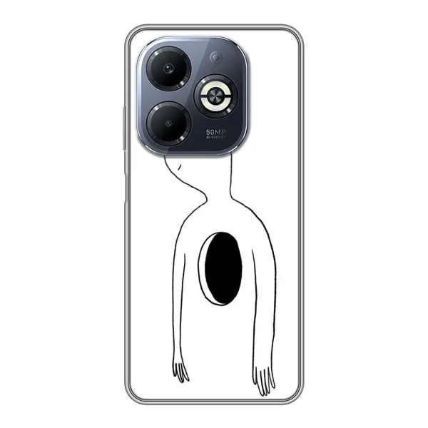 Чехол с рисунком «Пустота» для Infinix Smart 8 Plus