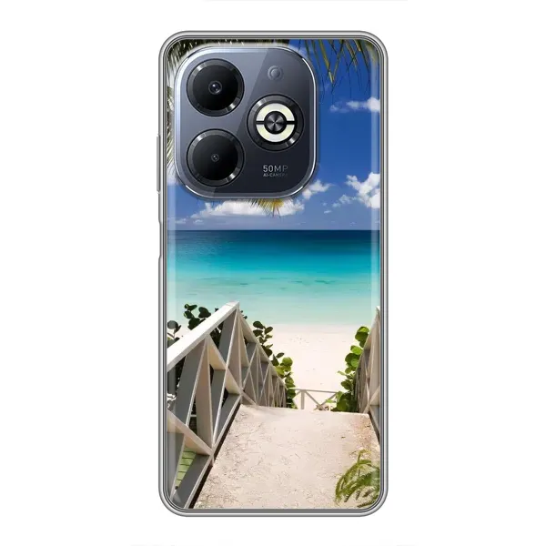 Чехол с рисунком «Рай» для Infinix Smart 8 Plus Чехол с рисунком «Рай» для Infinix Smart 8 Plus