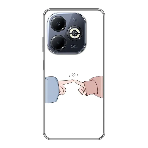 Чехол с рисунком «Руки мамы» для Infinix Smart 8 Plus