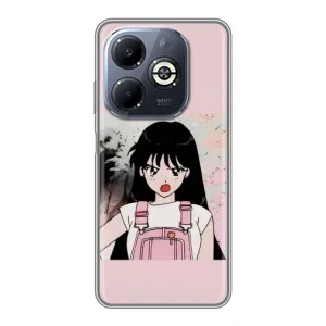 Чохли з героями АНИМЕ на Infinix Smart 8 Plus (Сейлор Марс)