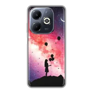 Силиконовые Чехлы Любимому человеку для Infinix Smart 8 Plus (Шарики в небе)