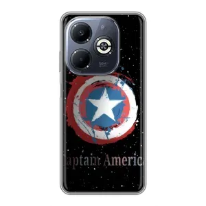 Чохол с Щітом Капітана Америки на Infinix Smart 8 Plus (Щит Капітана)