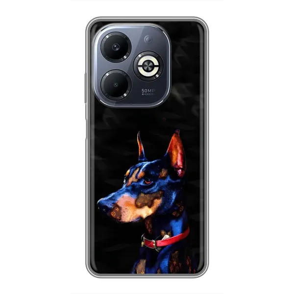 Чехол с рисунком «Собака Мопс» для Infinix Smart 8 Plus Чехол с рисунком «Собака Мопс» для Infinix Smart 8 Plus