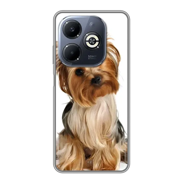 Чехол с рисунком «Собака Терьер» для Infinix Smart 8 Plus Чехол с рисунком «Собака Терьер» для Infinix Smart 8 Plus