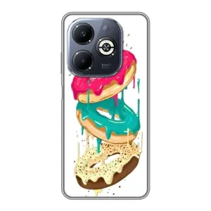 Чохол з зображенням смачної їжі для Infinix Smart 8 Plus (Соковиті пончики)