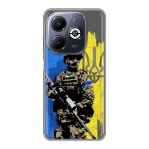 Чехлы с принтом (Воины ЗСУ) для Infinix Smart 8 Plus (Солдат ЗСУ)