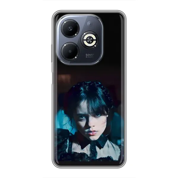Чехол с рисунком «Танец Уэнсдей» для Infinix Smart 8 Plus Чехол с рисунком «Танец Уэнсдей» для Infinix Smart 8 Plus