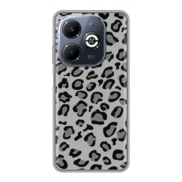 Чехол с рисунком «Темный леопрад» для Infinix Smart 8 Plus Чехол с рисунком «Темный леопрад» для Infinix Smart 8 Plus