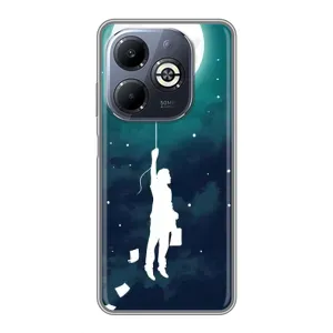 Чохол (ТПУ) з планетами на Infinix Smart 8 Plus (To The moon)