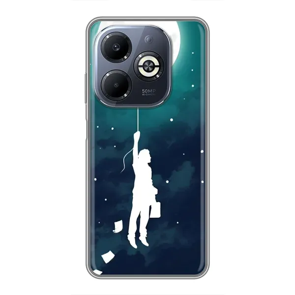 Чехол с рисунком «To The moon» для Infinix Smart 8 Plus Чехол с рисунком «To The moon» для Infinix Smart 8 Plus