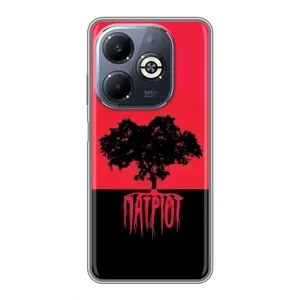 Чехлы УПА (Красно-Чёрный) на Infinix Smart 8 Plus (УПА Патриот)