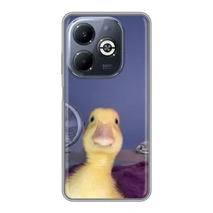 Бампер з принтом Меми для Infinix Smart 8 Plus (Качка)