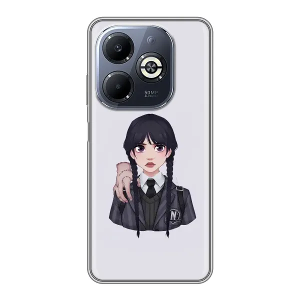 Чехол с рисунком «Вещь Венсдей» для Infinix Smart 8 Plus Чехол с рисунком «Вещь Венсдей» для Infinix Smart 8 Plus