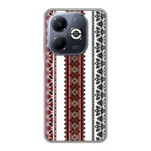 Силиконовый Чехол на Infinix Smart 8 Plus с картинкой Вышиванки (Вышиваночки)
