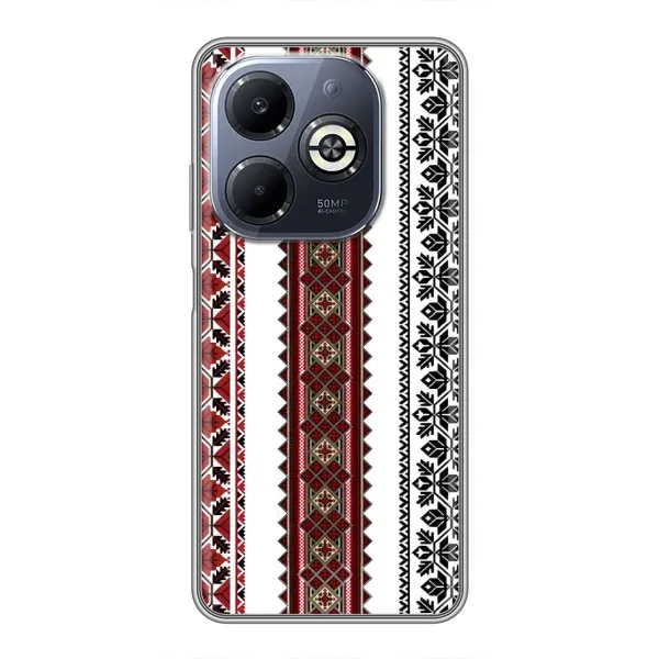 Чехол с рисунком «Вышиваночки» для Infinix Smart 8 Plus Чехол с рисунком «Вышиваночки» для Infinix Smart 8 Plus