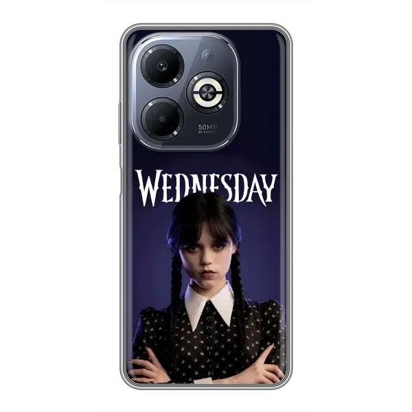 Чехол с рисунком «Wednesdey» для Infinix Smart 8 Plus Чехол с рисунком «Wednesdey» для Infinix Smart 8 Plus