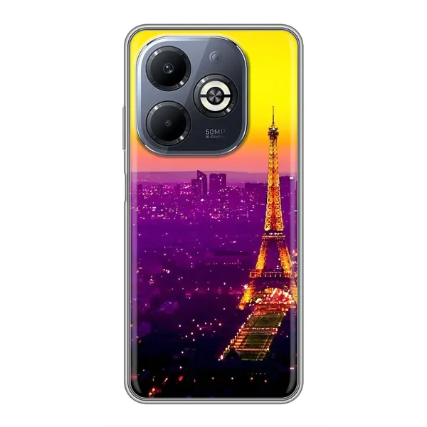 Чехол с рисунком «Яркая башня» для Infinix Smart 8 Plus Чехол с рисунком «Яркая башня» для Infinix Smart 8 Plus