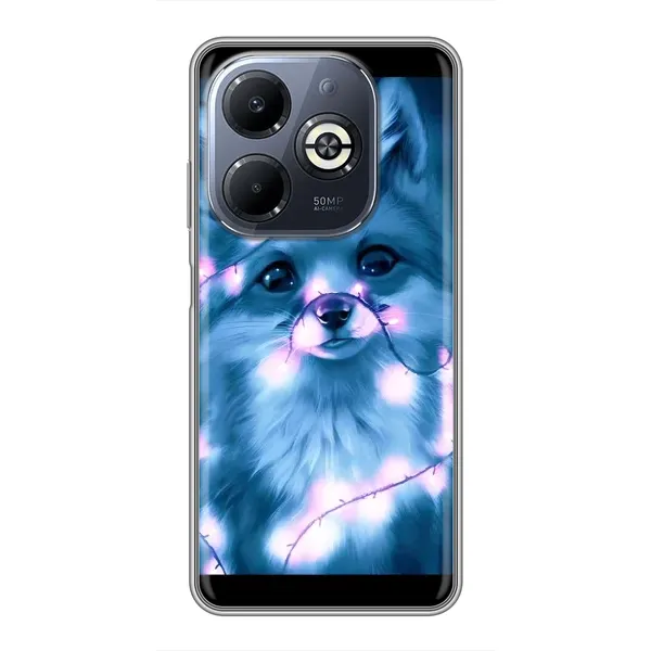 Чехол с рисунком «Яркая Лиса» для Infinix Smart 8 Plus Чехол с рисунком «Яркая Лиса» для Infinix Smart 8 Plus