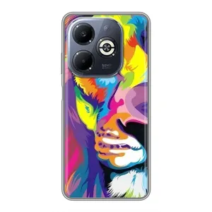 Чохол з картинкою на Infinix Smart 8 Plus (Яскравий Лев)