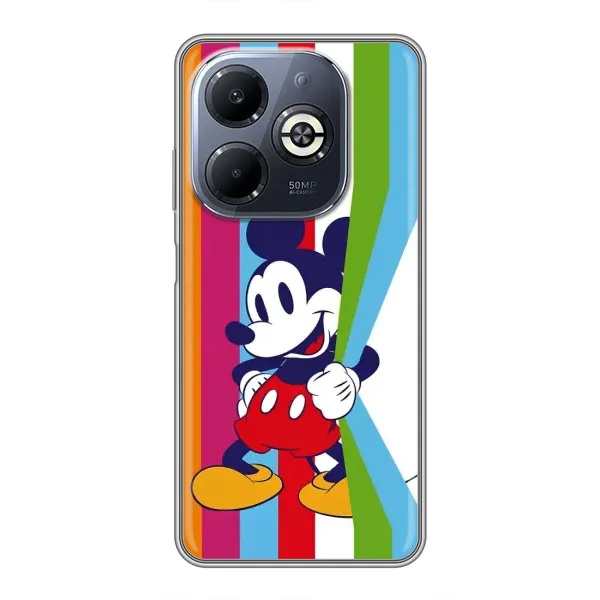 Чехол с рисунком «Яркий Микки» для Infinix Smart 8 Plus Чехол с рисунком «Яркий Микки» для Infinix Smart 8 Plus