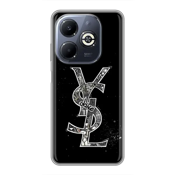 Чехол с рисунком «YSL» для Infinix Smart 8 Plus