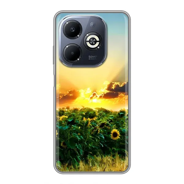 Чехол с рисунком «Закат Солнца» для Infinix Smart 8 Plus Чехол с рисунком «Закат Солнца» для Infinix Smart 8 Plus