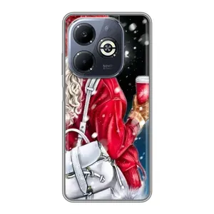 Чехол с рисунком «Зима пришла» для Infinix Smart 8 Plus