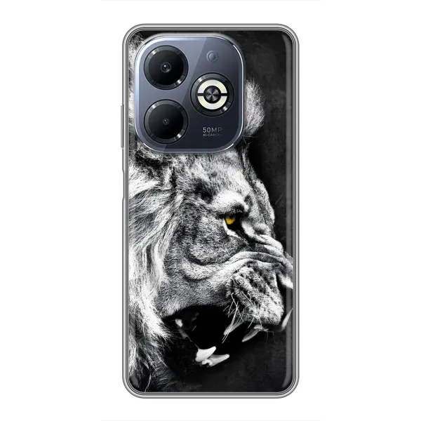 Чехол с рисунком «Злой ЛЕВ» для Infinix Smart 8 Plus Чехол с рисунком «Злой ЛЕВ» для Infinix Smart 8 Plus