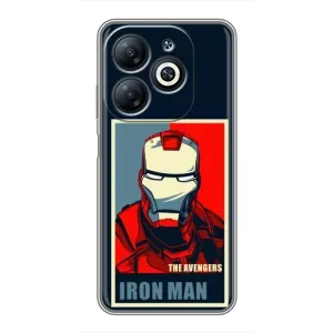 Чохол Супергерой Залізна Людина на Infinix Smart 8 (Art Iron man)
