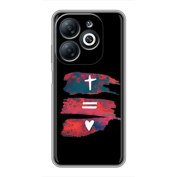 Чехол с рисунком «Атрибутика» для Infinix Smart 8 Чехол с рисунком «Атрибутика» для Infinix Smart 8