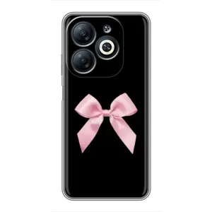 Чохол банти для Infinix Smart 8 (Бант на чорному)