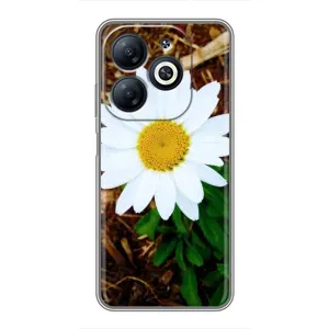 Чохол з ромашками на Infinix Smart 8 (Біла ромашка)