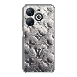 Текстурний Чохол Louis Vuitton для Інфінікс Смарт 8 (Бежевий ЛВ)