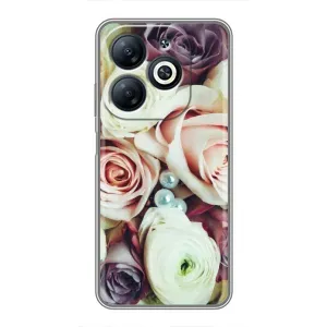 Чехлы с принтом Розочки для Infinix Smart 8 (Букет РОЗ)