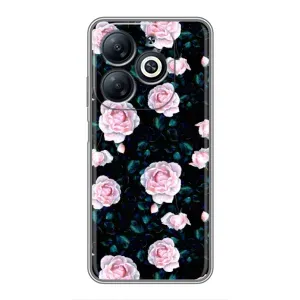 Чехлы с принтом Розочки для Infinix Smart 8 (Чайные розы)