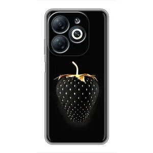 Чохол з зображенням смачної їжі для Infinix Smart 8 (Чорна полуниця)