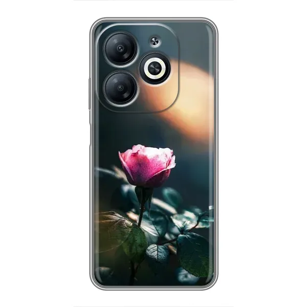 Чехол с рисунком «Цветок ночной» для Infinix Smart 8 Чехол с рисунком «Цветок ночной» для Infinix Smart 8