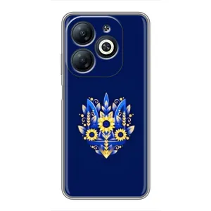 Чехол Укр Символика для Infinix Smart 8 (Цветущий Герб)