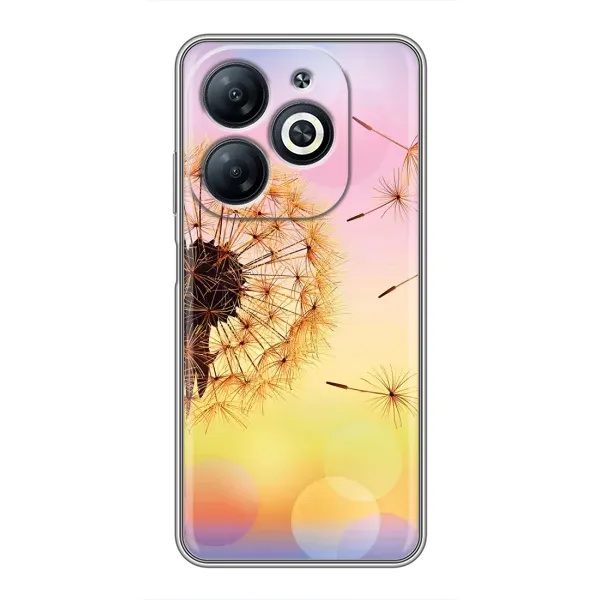Чехол с рисунком «Цветок-одуванчик» для Infinix Smart 8 Чехол с рисунком «Цветок-одуванчик» для Infinix Smart 8