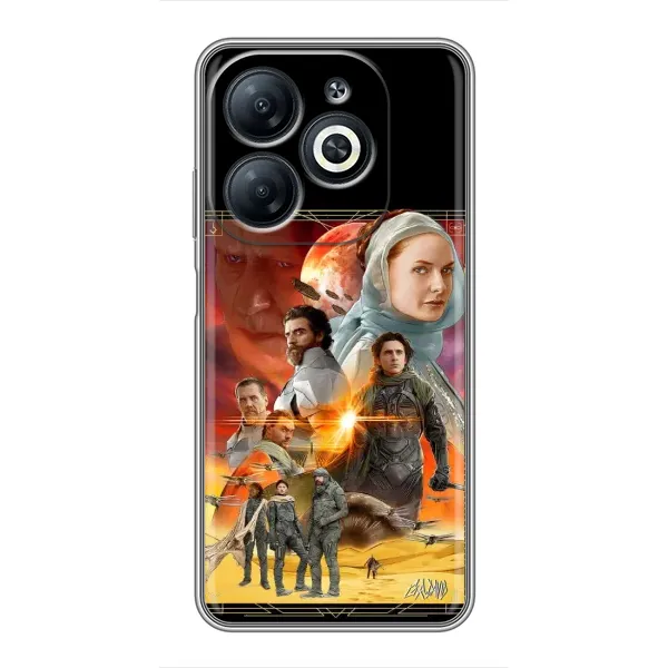 Чехол с рисунком «Д Ю Н А» для Infinix Smart 8