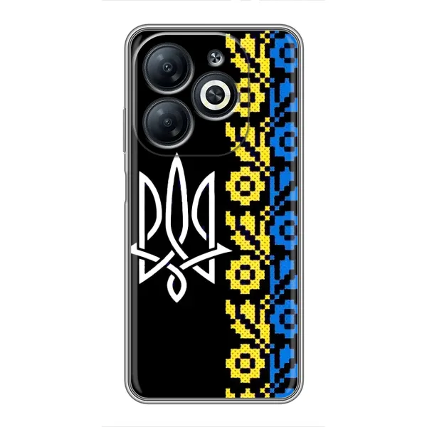 Чехол с рисунком «Герб и вышыванка» для Infinix Smart 8 Чехол с рисунком «Герб и вышыванка» для Infinix Smart 8
