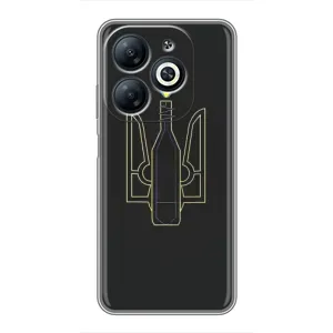 Чехол с картинкой (Патриотический ГЕРБ) на Infinix Smart 8 (Герб - Молотова)
