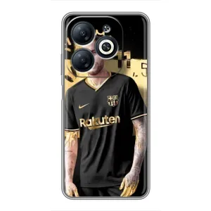 Силиконовый Чехол Infinix Smart 8 (Gold Neymar)