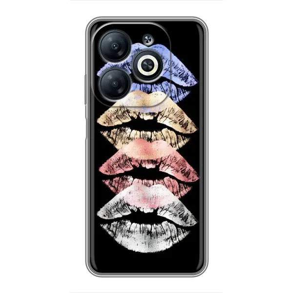 Чехол с рисунком «Губы» для Infinix Smart 8 Чехол с рисунком «Губы» для Infinix Smart 8