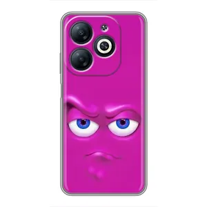 Силиконовые Чехлы (смешные стикеры) для Infinix Smart 8 (Хитрая мордочка)