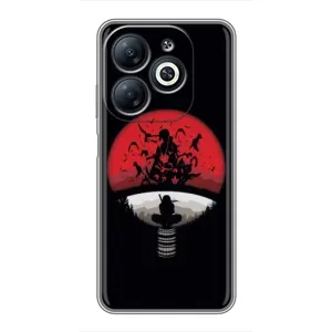 Чехлы с картинкой Итачи Учиха на Infinix Smart 8 (Итачи на черном)