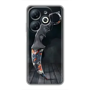 Чехол КИБЕРСПОРТ для Infinix Smart 8 (Кинжал КС ГО)