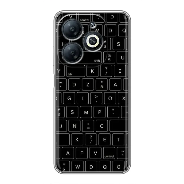 Чехол с рисунком «Клавиатура» для Infinix Smart 8