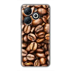 Чохол з зображенням смачної їжі для Infinix Smart 8 (Кава)